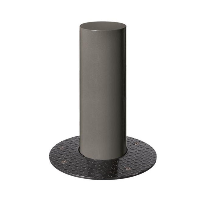 Barcelona Retractable Bollard in Grey