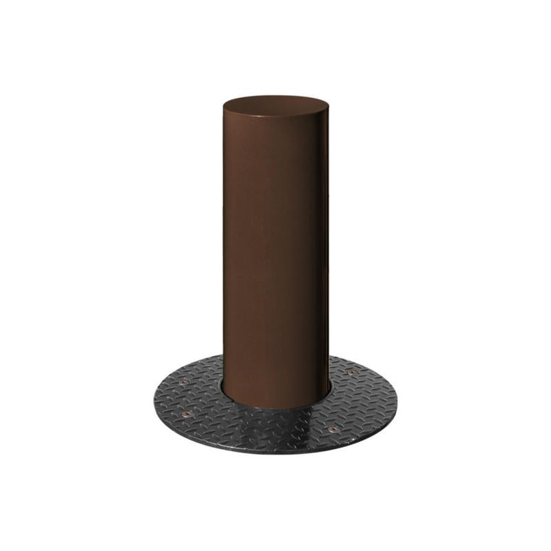 Barcelona Retractable Bollard in Brown