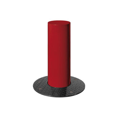 Barcelona Retractable Bollard in Burgundy