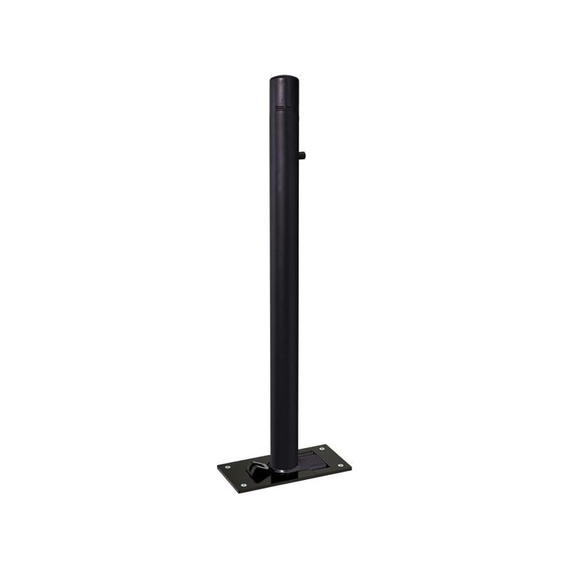 Dome Top Folding Bollard in Black