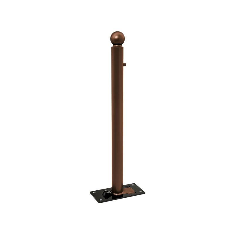 Province Sphere Folding Bollard in Brown