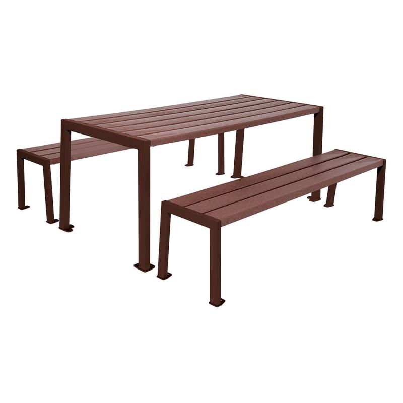 Silaos Picnic Table (Steel and Recycled Plastic)