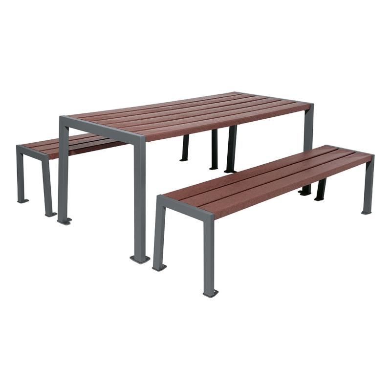 Silaos Picnic Table (Steel and Recycled Plastic)