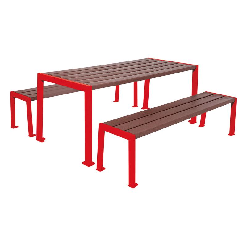 Silaos Picnic Table (Steel and Recycled Plastic)