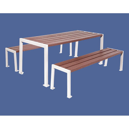 Silaos Picnic Table (Steel and Recycled Plastic)