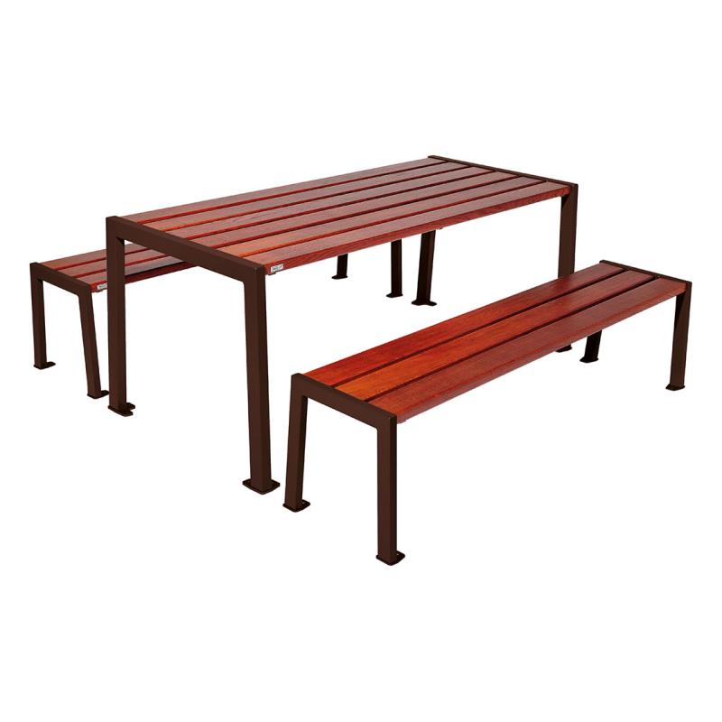 Silaos Picnic Table (Steel and Wood)