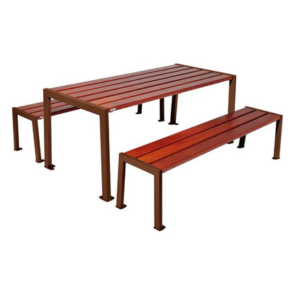 Silaos Picnic Table (Steel and Wood)