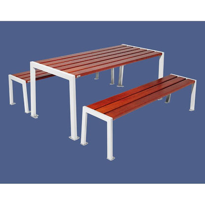 Silaos Picnic Table (Steel and Wood)