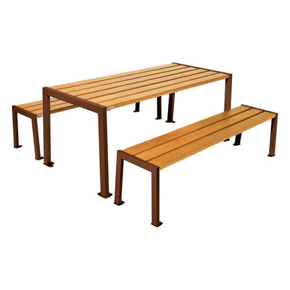 Silaos Picnic Table (Steel and Wood)