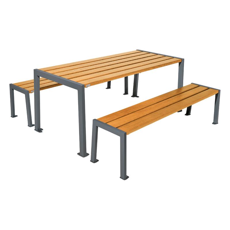 Silaos Picnic Table (Steel and Wood)