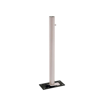 Stainless Steel Folding Bollard in Light Grey