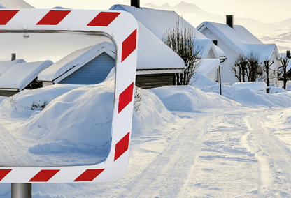 Traffic Mirror Stainless Steel Anti Condensation in Snow